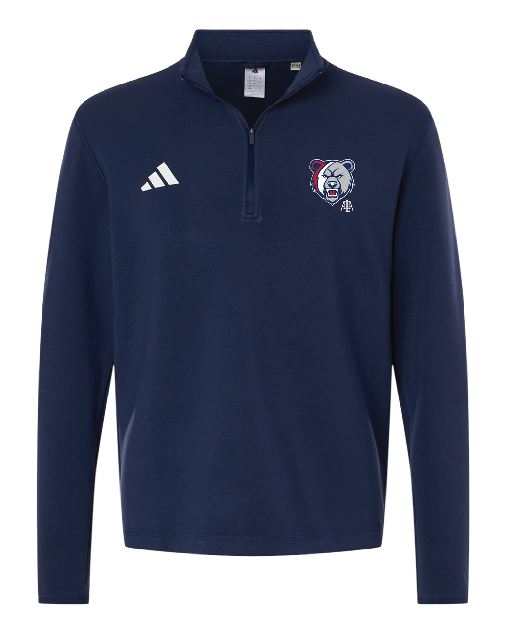 ADIDAS MENS QUARTER ZIP PULLOVER AT400