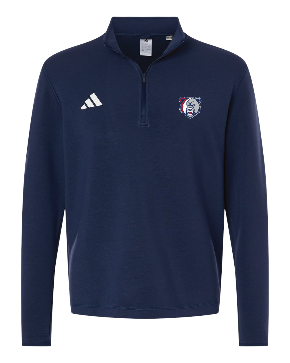 ADIDAS MENS QUARTER ZIP PULLOVER AT400